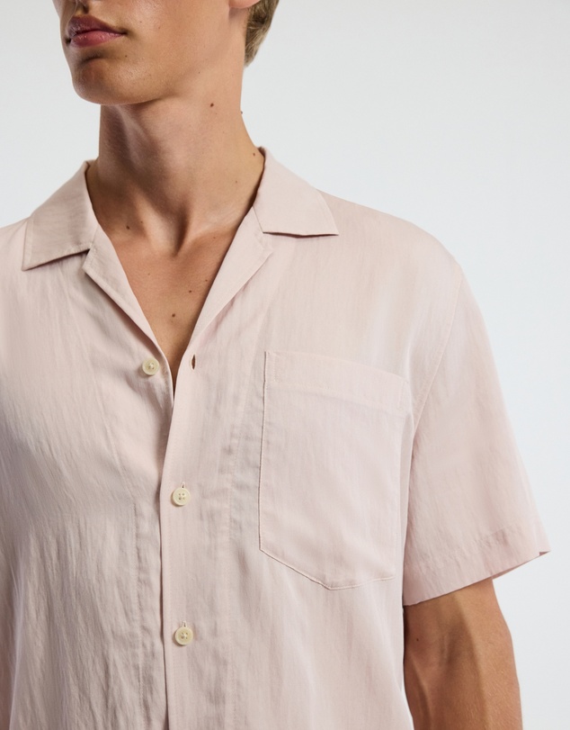 Calibre - Washed Twill Short Sleeve Shirt Musk