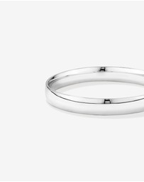 Michael Hill - 10mm Solid Round Bangle in Sterling Silver