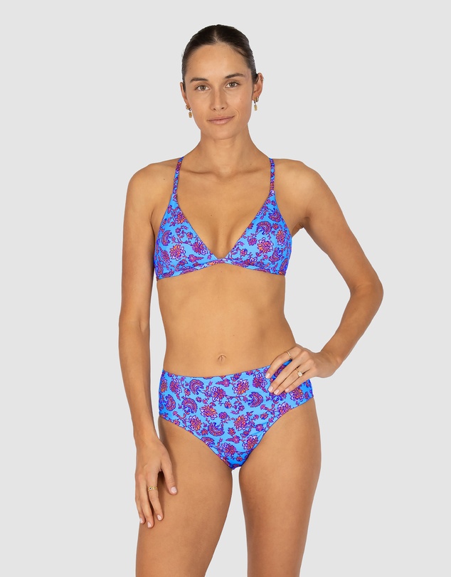 Baku Swimwear - Flamenco Longline Fixed Triangle Bikini Bra Top