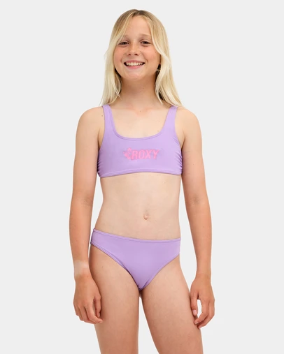 Roxy - Girls 8 to 16 Shore Swell Bralette Two Piece