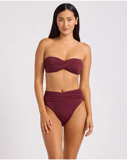 Seafolly - High Waist Wrap Front Pants