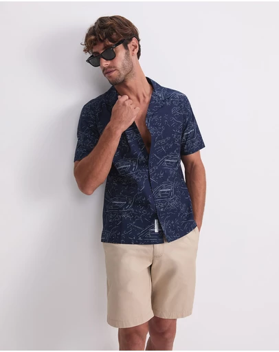 Sportscraft - Rally Short Sleeve Print Shirt
