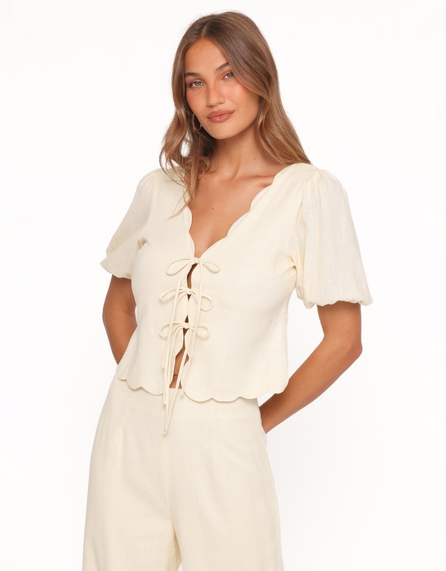 Petal & Pup - Jensen Scallop Hem Pant - Butter Yellow
