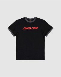 Santa Cruz - Spray Strip Front Tee - Teens