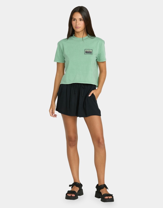 Volcom - Womens Stone Shine Elastic Waist Shorts