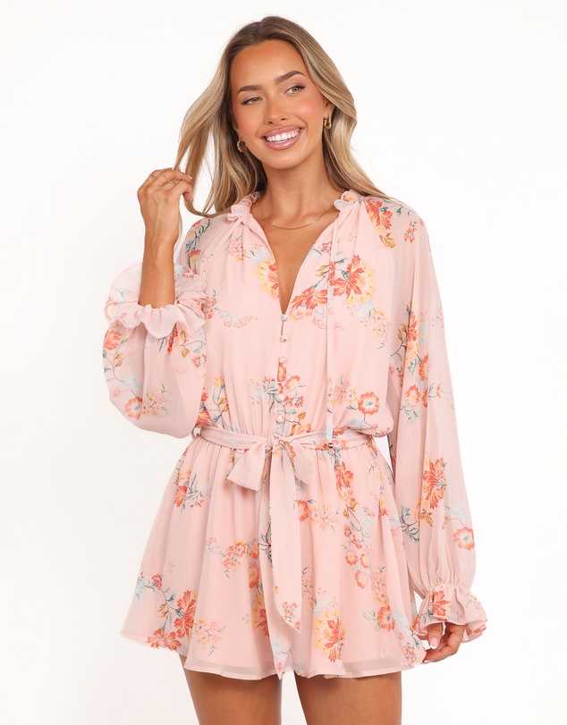 Petal & Pup - Michelle Playsuit - Paisley Peach