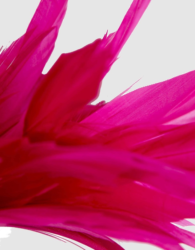 Max Alexander - Modern Fuchsia Racing Fascinator