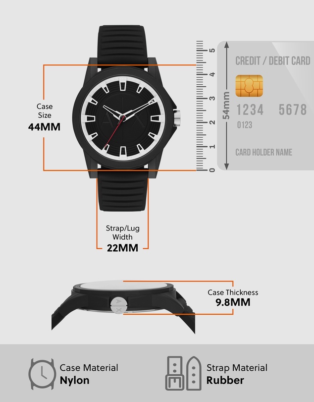 Armani Exchange - Armani Exchange Black Watch AX2520