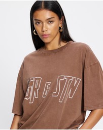 JGR & STN - Haze Oversized T-Shirt - ICONIC EXCLUSIVE