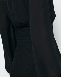 AERE - Tide Shirred Waist Maxi Dress
