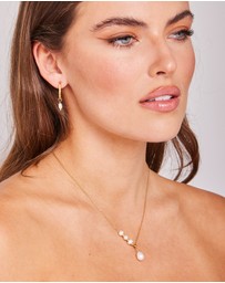 Zoe Olivia - Waterproof Freshwater Pearl Drop Necklace