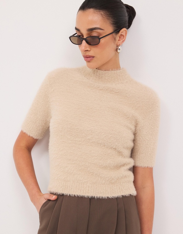 Calli - Rae Turtleneck Knit Tee