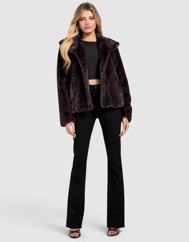 GUESS - Sophy Faux-Fur Jacket