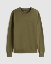 Tommy Hilfiger - Flag Embroidery Crew Neck Jumper