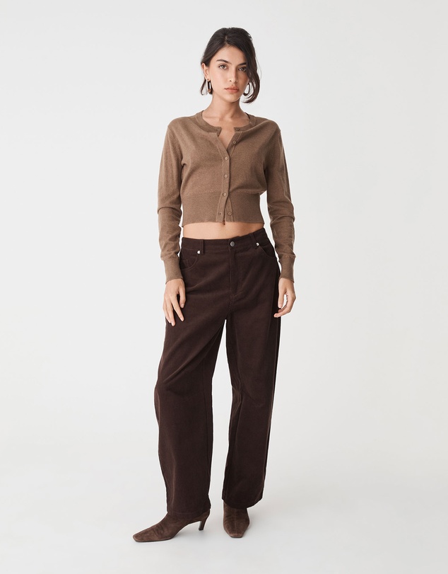 Forcast - Cassie Crew Neck Cardigan