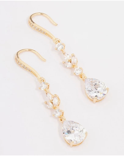 Lovisa - Gold French Pear Drop Earrings