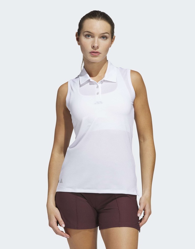 adidas Performance - Solid Ottoman Polo Shirt Womens
