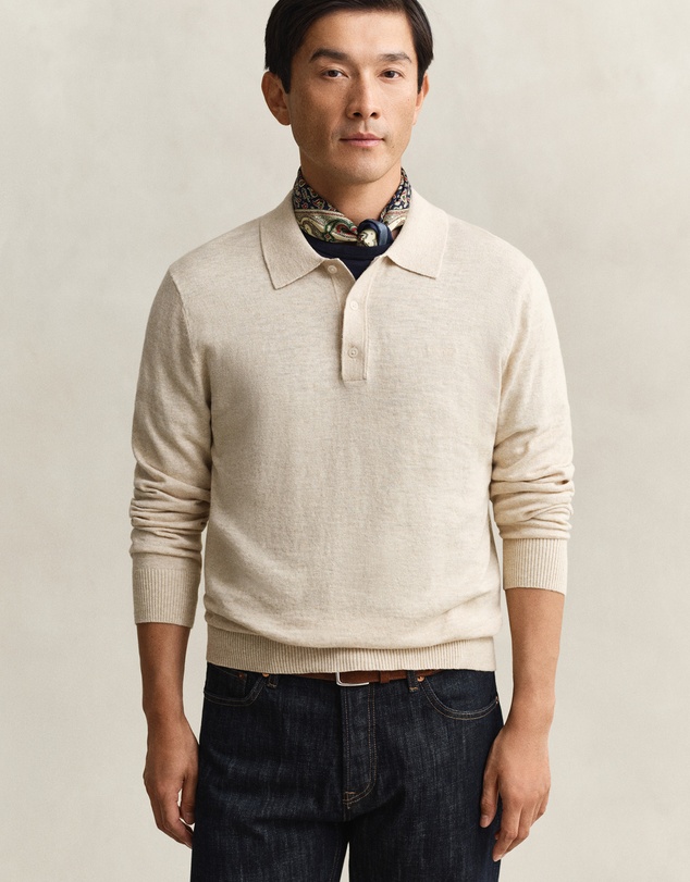 Gant - Slub Cotton Linen Polo