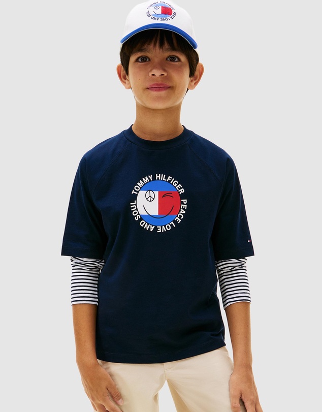 Tommy Hilfiger - Fun Flag Graphic T-Shirt - Kids
