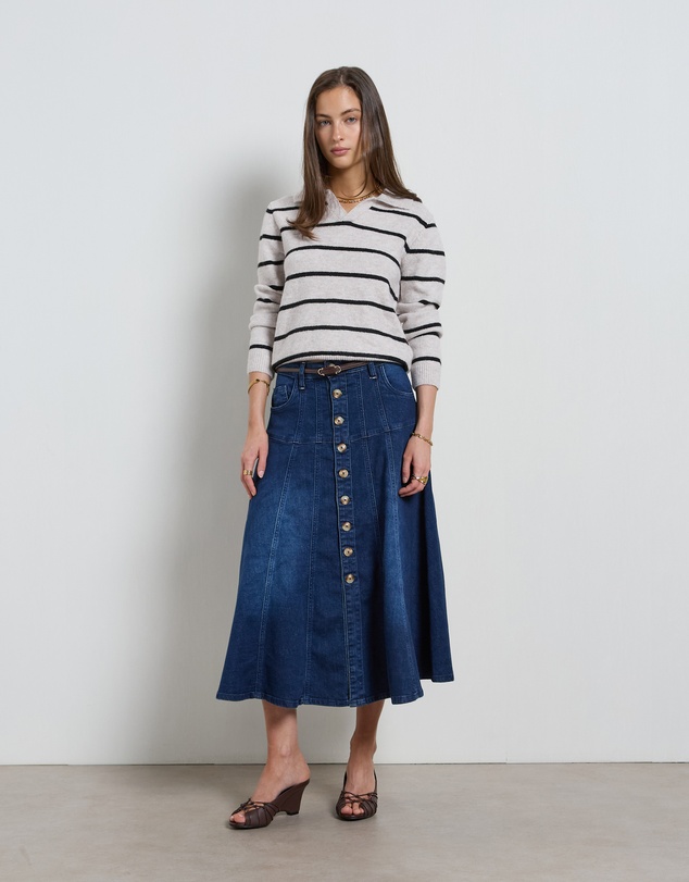 DRICOPER DENIM - Gabby Flare Skirt