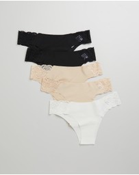 Cotton On Body - Party Pants Seamless Brasiliano Briefs 5-Pack