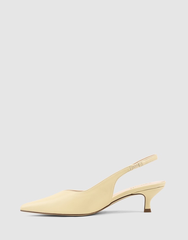 Verali - Lush Slingback Kitten Heels