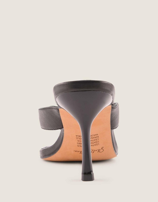 Shelly Shen - Pia High Sandals Black Leather