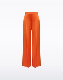 Carla Zampatti - Clementine Satin Acetate Deep Pleat Pant
