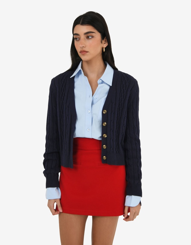 Forcast - Rhodes Cable Knit Cardigan
