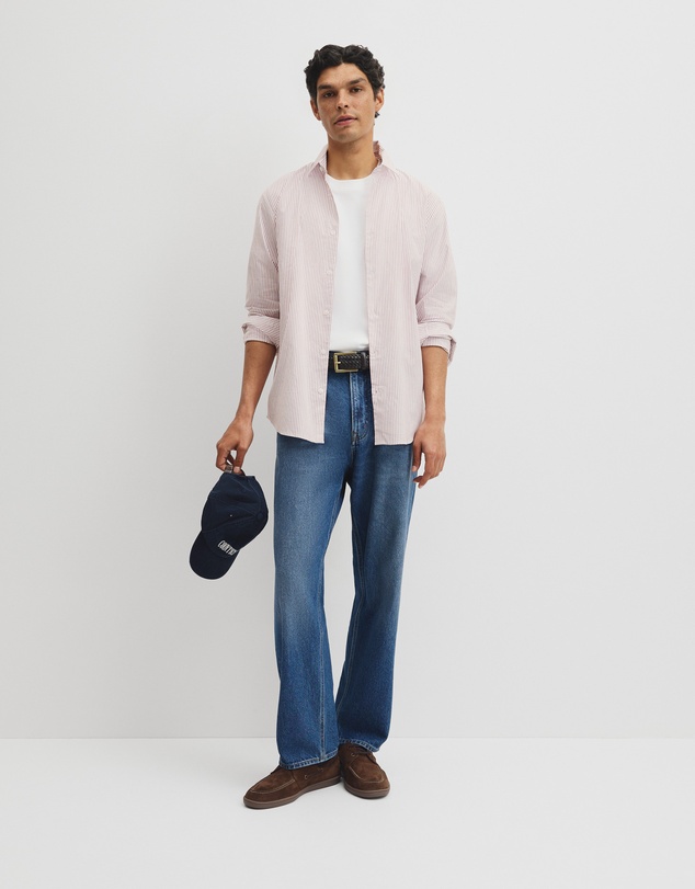 Country Road - Regular Fit Cotton Stripe Shirt