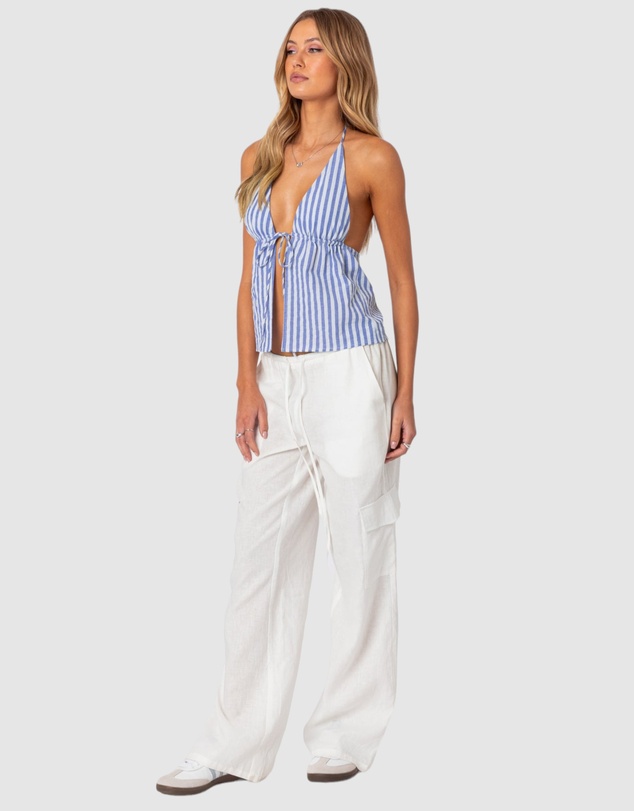 EDIKTED - Madelyn Tie Front Top