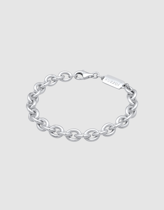 Kuzzoi - ICONIC EXCLUSIVE - Classic Cable Chain Bracelet in 925 Sterling Silver