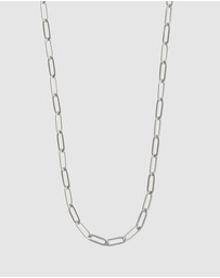 Wanderlust + Co - Harper Silver Chain Necklace