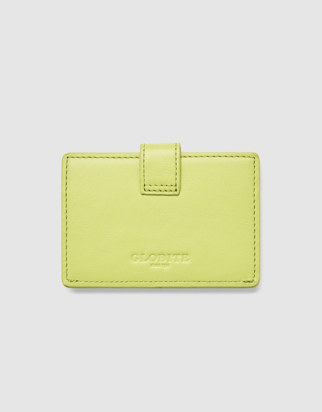 Globite - Leather RFID Card Holder Snap Button