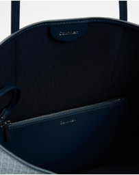 Calvin Klein - Emblem All Over Print Small Tote Bag