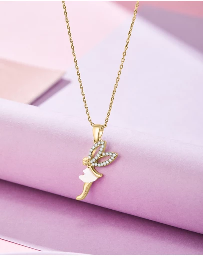 Mestige Kids -  Little Fairy Necklace - 18K Gold Plated