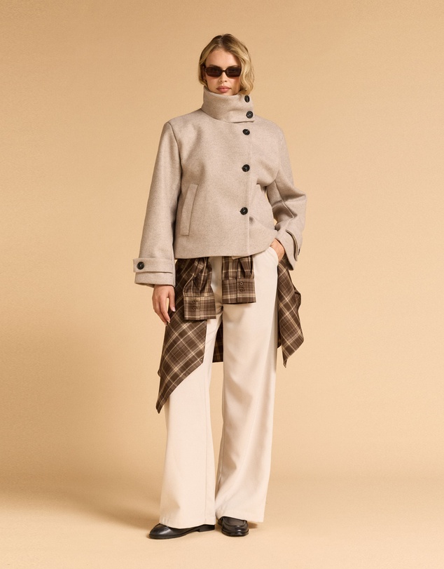 MVN - Short Funnel Neck Jacket