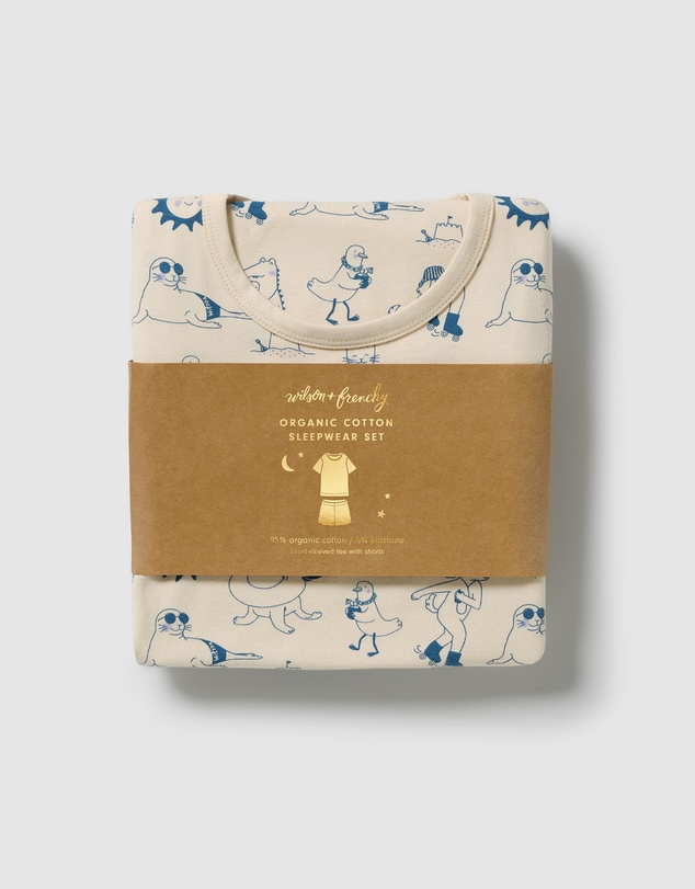 Wilson & Frenchy - Tout Est Magique Organic SS Pyjamas - Babies-Kids
