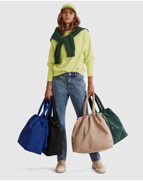 Country Road - Recycled Polyester Puffer Drawstring Bag