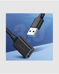Ugreen - UGreen USB 3.0 A Male to Female Extension Cable 0.5M Black 5Gb s Data Transfer