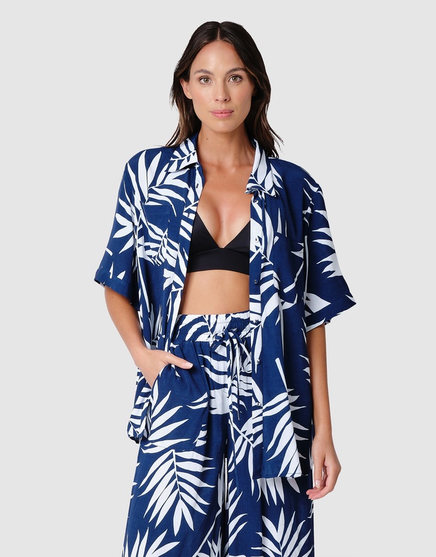 UNE PIECE - Short Sleeve Button-Up Shirt