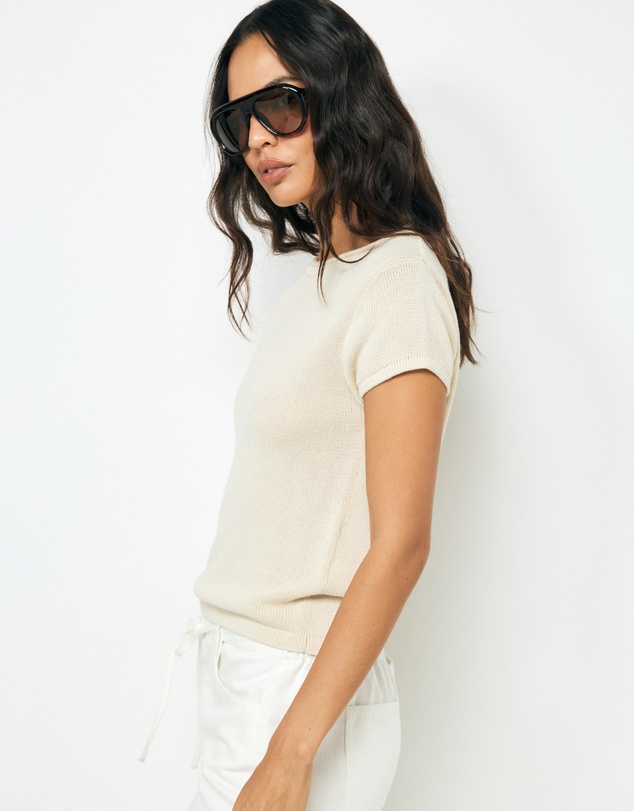 AERE - Lee Organic Cotton Knit Top