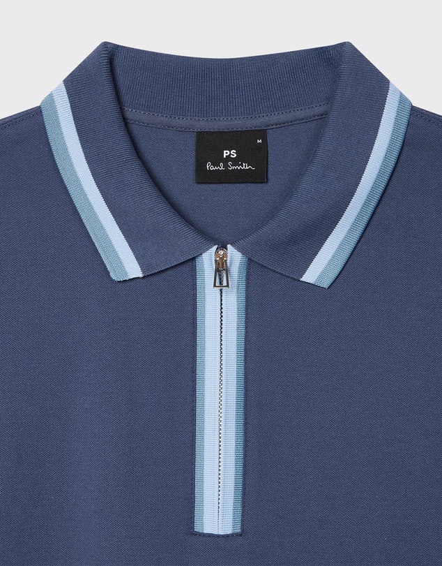Paul Smith - Reg Fit Zip Polo Shirt