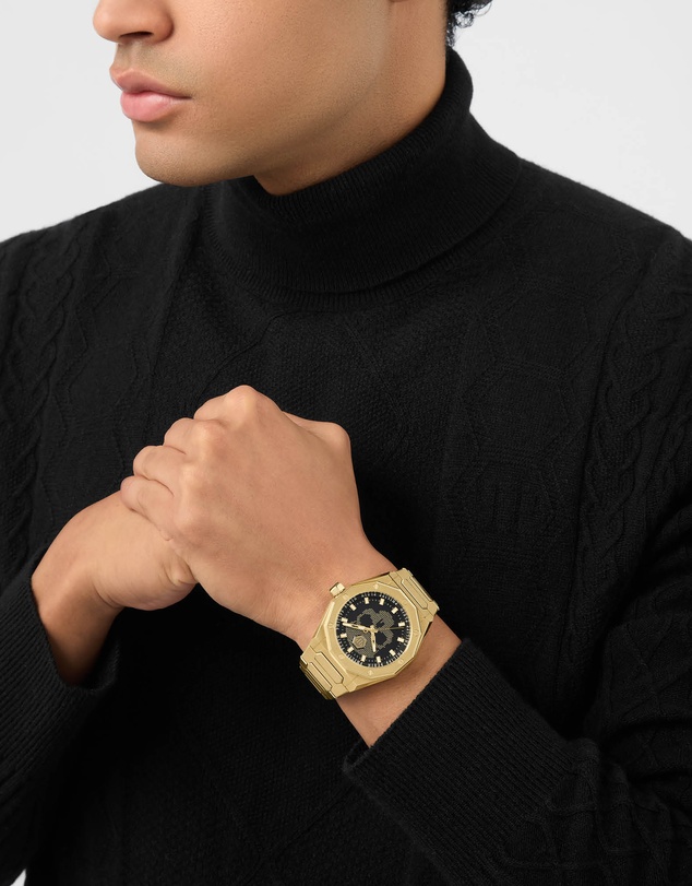 Philipp Plein - PLEIN DELUXE 44mm Gold-Tone Analogue Watch