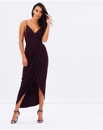 Core Cocktail Draped Maxi Dress by Shona Joy Online | THE ICONIC | New  Zealand