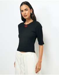 AERE - Odele Rib T-Shirt