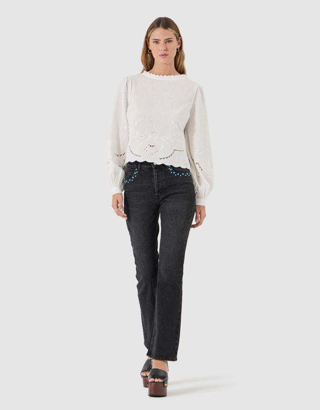 Rolla's - Stephanie Blouse Embroidered