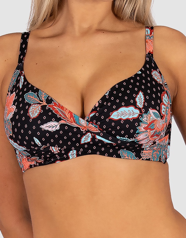 Baku Swimwear - Spice Temple D/E Cup Wrap Bikini Bra Top
