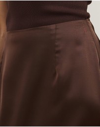 Atmos&Here - Lowen Satin Maxi Skirt