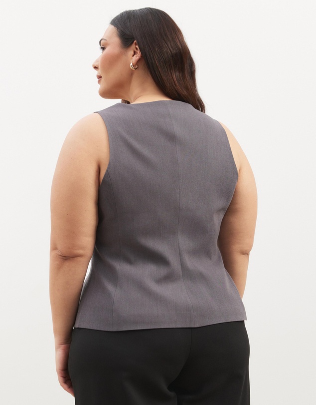 Atmos&Here Curvy - Hazel Tailored Vest